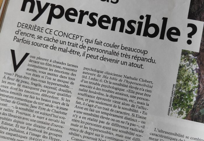 Question « hypersensibilité » de l’été !